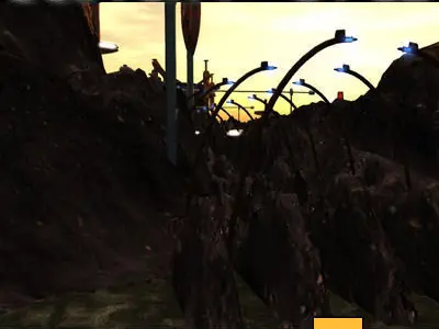 Sci Fi City Futuristic Architecture G1 G2 3D model