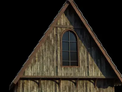 Medieval house  3D model buy