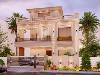 Front Elevation  3D model