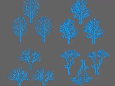 Arch Model trees Free 3D print model