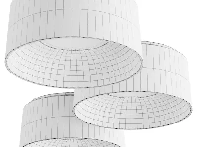 Halo Petite Flush Mount 3D model