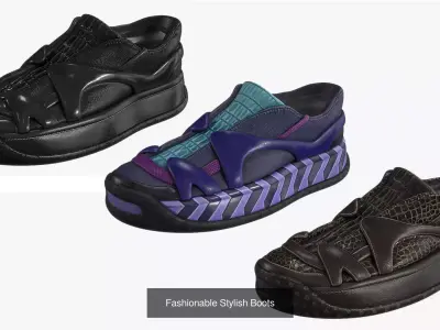 Fashion Collection Clothes 3D Model Pack