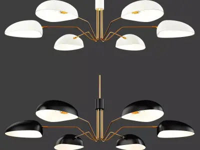 JANE CHANDELIER Low-poly 3D model