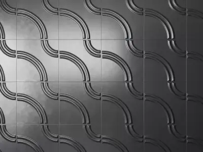 3D panels Karlstad 3D model