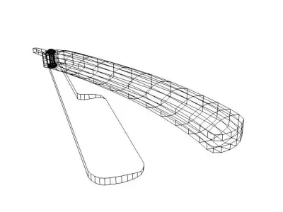 Barber Equipment - Razor 3D model