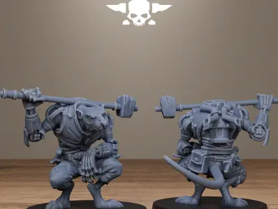 Rotfang Infantry 3D print model