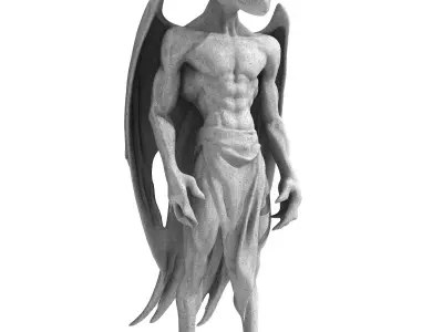 Humanoid dinosaur 3D print model