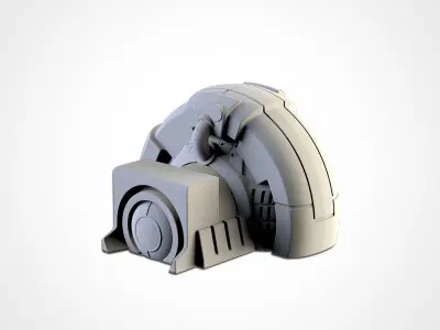 XENOS BUILDINGS 3D print model