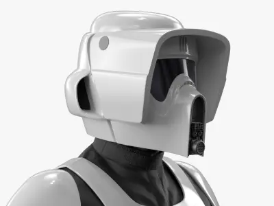  Star Wars Scout Trooper Armor with DLT-19X Blaster 