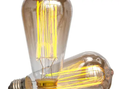 Edison Light Bulb 3D model purchase