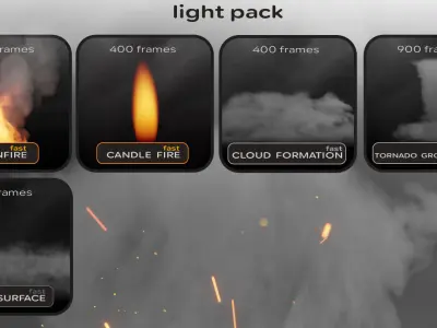 VDB Loops - Blender Addon with VDB Light Pack 3D model