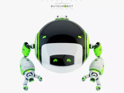 Dog walker IV bot 3D model