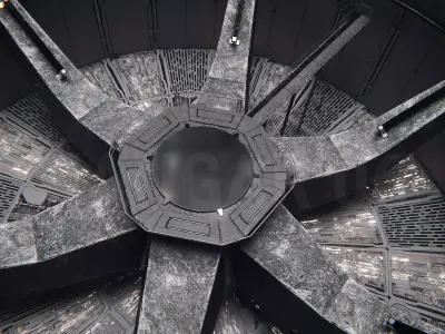 Hangar 06 Sci-Fi PBR Low-poly 3D model