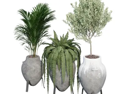 Tuscan plant stand 3D model