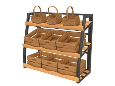 Bakery Display Collection 3D model