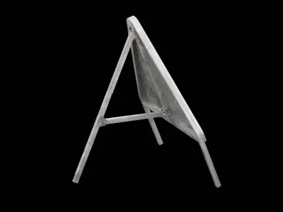 Traffic Lights Sign Low-poly 3D model