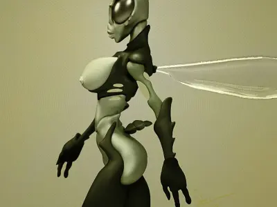 Bug Girl 3D model