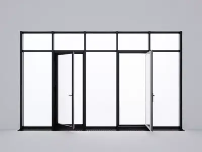 Sliding doors Free 3D model