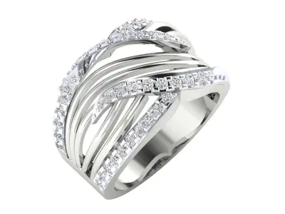 Women Ring Render 3dm STL MTL SLC JCD OBJ FBX Details 3D print model 26