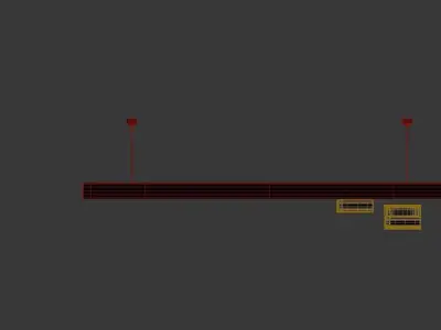 Line Turn Track Light by Forstlight  3D model