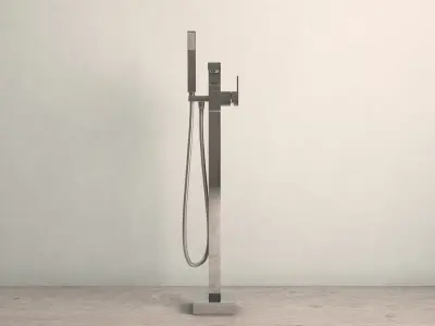 Floor-mounted tap 2 3D model