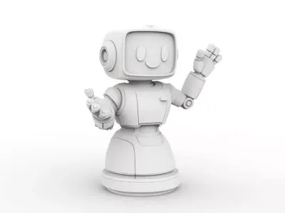 Friendly Robot 3D Printable 3D print model
