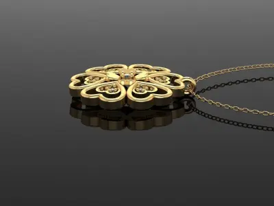 Pendant P099 3D Print Model 3D print model