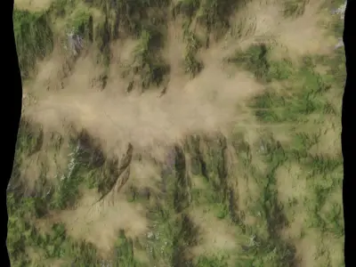 Mountains Terrain 3D model