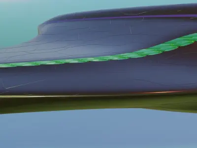 Sci Fi Spaceship Model  3D model