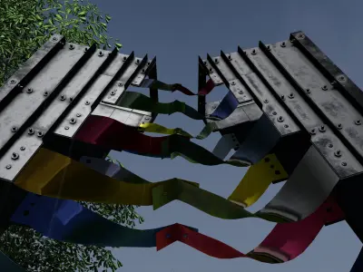 Fiesta Andina  Edgar Negret 3D model