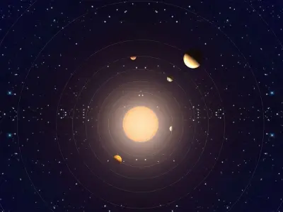 Solar System 3D model