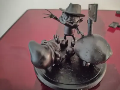 Krueger Smurf and Brainy 3D print model