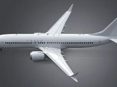  Boeing 737-8 MAX Generic White 
