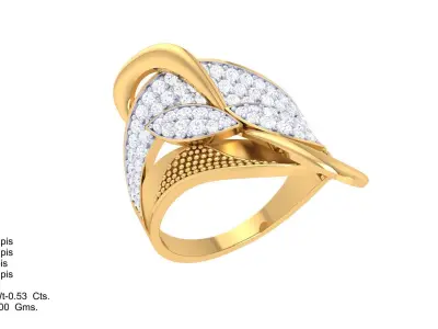  Women Ring MTL 3dm STL OBJ FBX Details 3D print model 41