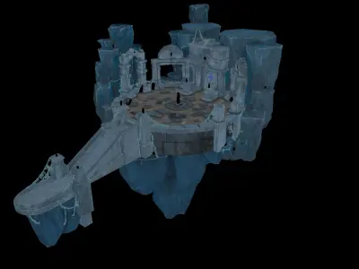 Optimized Game Environment - Stylized Dungeon 3D model