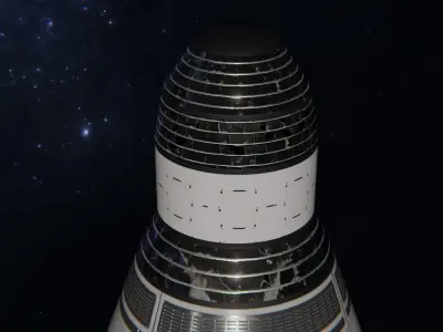 Apollo Space Capsule 3D model
