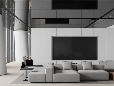apartment interior scenes     3D model 9