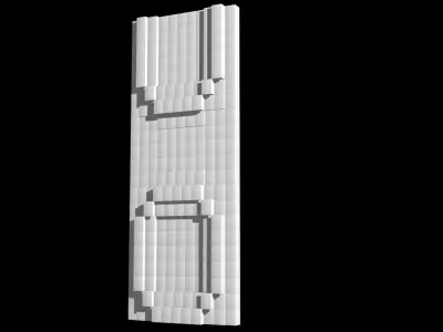 3d Mapping Wall in and out Boxes  3D model