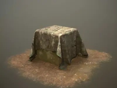 Military Crate Low-poly 3D model