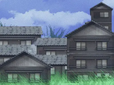 4 Traditional Japanease House Model Pack Low-poly 3D model