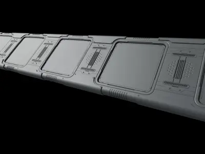 Screen Wall 3D model