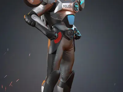 Cybercops Saturno 3D model