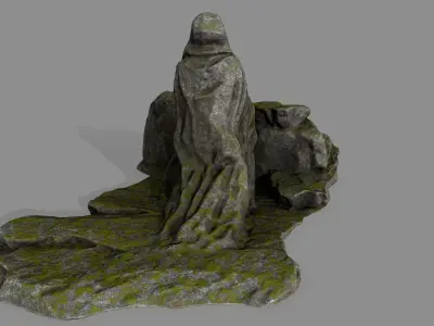 Jesus lord of rings Low-poly 3D model