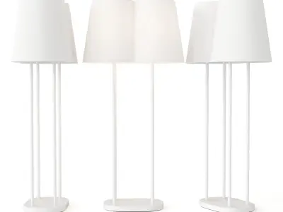 Nuptial Floor Lamp Low-poly 3D model