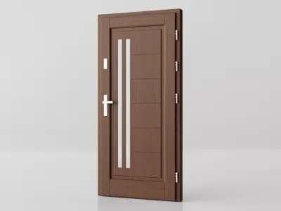 Outdoors doors for architecture and Studio Scene 3D model