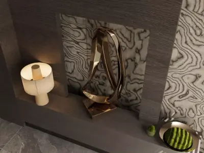 Italian style entrance hall 3D model