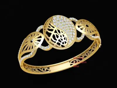 Filigree Diamond Jewelry Set  2076 3D print model