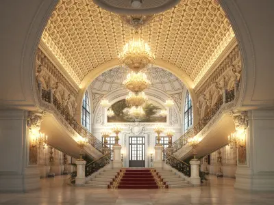 Rtiba Majestic Lobby 3D model