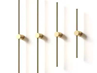 Create white - Stick sconce 3D model