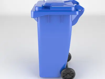 Plastic Wheeled Bin 3D model